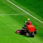 Sports Lawn - Mowing the pitch