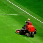 Sports Lawn - Mowing the pitch