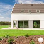 Lawn around the house