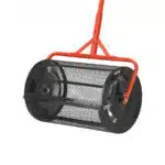 The mesh openings allow for the organic matter to be distributed evenly.